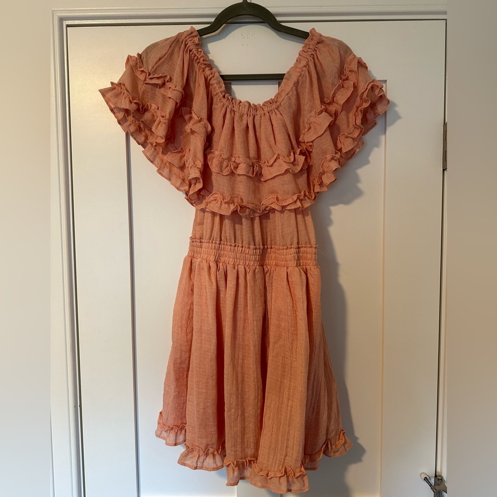 Mini Tulum Dress Size Small Peach